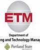 ETM Department- Portland State University`s Profile